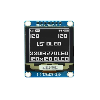 1.5 Colių OLED Modulis 128x128P Rezoliucija SSD1327 IIC SPI PM 7 Pin Portretas Medžiaga