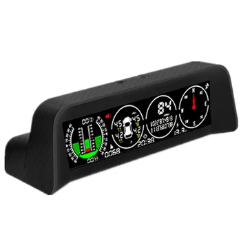 1*X91 3-In-1 GPS PSSS HUD Visų Transporto priemonių Greičio Šlaito Metre Inclinometer Auto Su Spalvų HD LCD Ekranas
