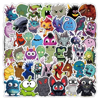 10/50pcs Little Monster Lipdukai nešiojamiems kompiuteriams Raštinės reikmenys Derliaus Mielas Lipdukas amatai Scrapbooking Medžiagos Vaikas Žaislą Dovanų