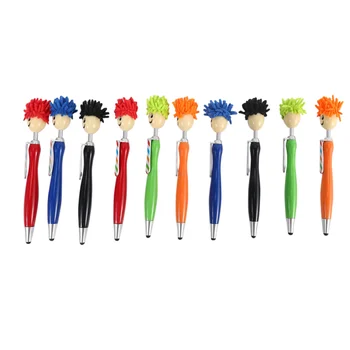 10 Vienetų Mop Topper Rašikliai Screen Cleaner Stylus Pens 3-In-1 Stylus Pen Duster Vaikams ir Suaugusiems