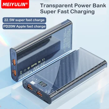 10000mAh Nešiojamų Galia Banko 22.5 W PD20W USB C Greito Įkrovimo Powerbank Išorės Atsarginę Bateriją, Skirta iPhone Samsung 