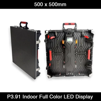 12Pcs/Daug Greitai prijungti Kietąjį-Link P3.91 LED Vaizdo Sienos Greitai Užrakinti 500*500mm LED Panel Etape Įvykių LED Ekranas