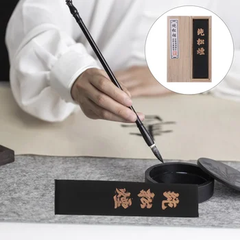 1pc Kinų Kaligrafija Inkstone Kūrybos Rašalo Stick Tradicinių Rašalo Juostelės (Juoda)