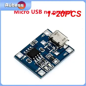 1~20PCS 18650 ličio baterija apsaugos valdybos Mikro USB / Tipas-c krovimo modulis TP4056 su apsauga vienos plokštės modulis TC4056