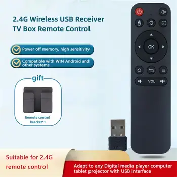 2.4 G USB Belaidžio Nuotolinio Valdymo Imtuvas TV Box WS 5.0 