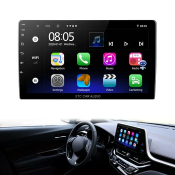 2 Din 10 Colių Automobilinis Vaizdo Grotuvas Gps Navigacija Stereo Android 9.1 Universalus Gps Navigacijos 32g/64g Touch Ekranas Hd car dvd radijas