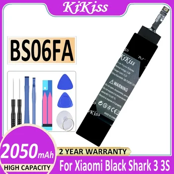 2050mAh KiKiss BS06FA Bateriją Už Xiaomi Black Shark 3 3 Shark3 Shark3S Batterij + Stebėti Kodas