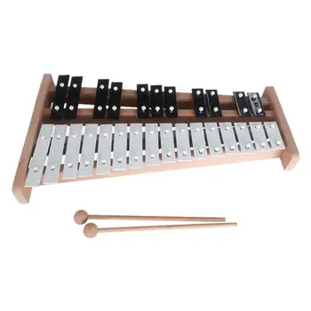 27 Pažymi, Glockenspiel Kselofonu Profesionalus Kompaktiškas Muzikos Mėgėjams Suaugusiems, Vaikams, Glockenspiel Kselofonu Su Mallets