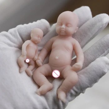 2VNT Mielas Mada Vaikams Silikono Lėlės, Minkšti Visų Berniukas Mėgsta Žaislus Mini Lėlė Baby Merginų, Moterų Atgimsta Bebes Lėlės Pasirodo, Anti-Stresas