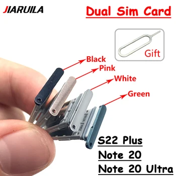 2vnt Naujos Dual Sim SD Kortelė, Dėklas, Skirtas Samsung Note 20 Ultra / S22 Plius SIM Chip Laikiklio Lizdo Adapteris Stalčių