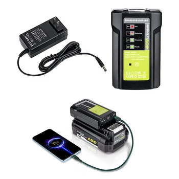 3W Adapteris Šviesos Su USB Ryobi 36-40V Baterija LUB40V Elektrinis Įrankis, Įkroviklis, Perkrovos Apsauga Su DC Avariniai Žibintai