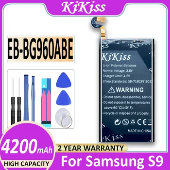 4200mAh, Telefono Baterija Samsung Galaxy S9 G9600 SM-G960F SM-G960 G960F G960 EB-BG960ABE Batterij Batteria +Sekimo Numerį