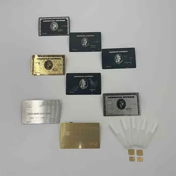 4428 pjovimas lazeriu advanced užsakymą aukštos kokybės magnetine juostele valstybių black metalo kredito kortelės