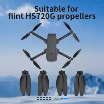 4pcs Lankstymo Sraigtus, Drone Reikmenys Šventas Akmuo HS720G Rc Quadcopter Lengvas Sraigto Menčių Rinkinys Pakeitimo