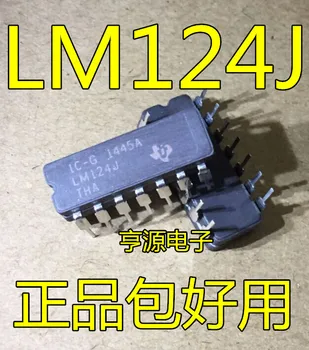 5vnt originalus naujas LM124 LM124J CDIP14 stiprintuvo mikroschema