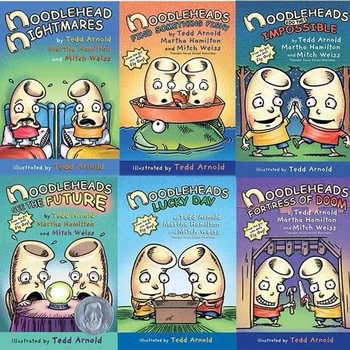 6 Storybooks Leidimas lietuvių kalba Juokingų Komiksų Kvailas Makaronų Vaikas Vaikų Komiksų vaikų Auklėjimo Knygų Užklasinė Skaityti