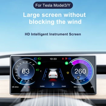 8.9 Automobilių LCD Prietaisų skydelį Tesla Model 3 Y Paramos Belaidžio CarPlay Belaidžio 
