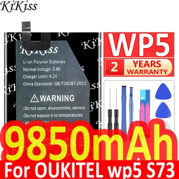 9850mAh KiKiss Galinga Baterija OUKITEL kūrimas dp5 WP 5 S73 3.85 V HT2749B-S73 REV1.3