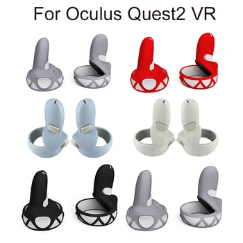 Apsaugos Dangtis Oculus Quest 2 VR Priedai Vr Valdikliu Rankena Rankena Atveju Silikono Visą Apsauginė Įvorė Quest2