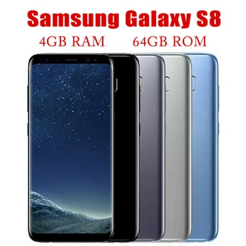 Atrakinta Samsung Galaxy S8 G950F 4GB RAM 64GB ROM NFC Pasaulio Versija 6.2