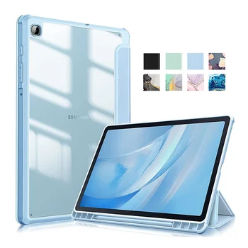 Atsparus smūgiams Case For Samsung Galaxy Tab S6 Lite 10.4 colių 2020 2022 Planšetinio kompiuterio Dangtelis Tab S6 Lite P610 P613 P615 P619 Atveju S Pen Turėtojas