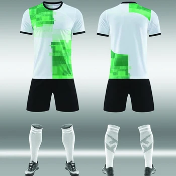Aukštos Kokybės Naujas Stiliaus Vyrų Futbolo Vienodas Rinkinys Logotipą Futbolo Džersis Nustatyti 2023-2024