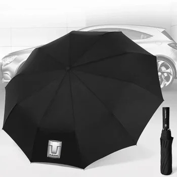 Automobilio BAKĄ Logotipą, Visiškai Automatinis Lankstymo skėtį nuo saulės Skėtis Great Wall GWM TANK300 TANK400 TANK500 PHEV Automobilių Skėtis Priedai