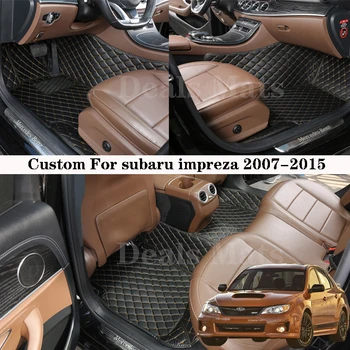 Automobilio Grindų Kilimėliai Subaru Impreza 2007-2015 Oda Visais Metų Laikais Vandeniui Kilimėlių Užsakymą Kilimų Priedai