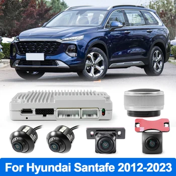 Automobilis Super 3D Panoraminis Sistema su Sony 307, skirta Hyundai Santafe 2012 2013 2014 2015 2016 2017 2018 2019 2020 2021 2022 2023