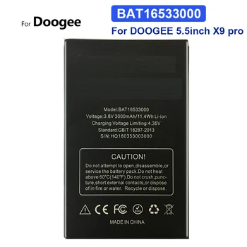Baterija BAT16533000 3000mAh Už DOOGEE 5.5 colių X9 pro X9pro Bateria