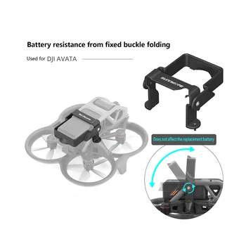 Baterija Sklendė, skirta Drone Anti-Laisvi Fiksažų Turėtojas, Sulankstomas Baterija Saugos Dangtelis AVATA Priedų