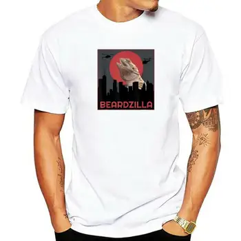 Beardzilla Barzdotas Drakonas Juokinga Marškinėlius (T-Shirt Individualų Mens T Shirts Paplitusi Šukuotinės Medvilnės Marškinėliai Paprastas Stilius