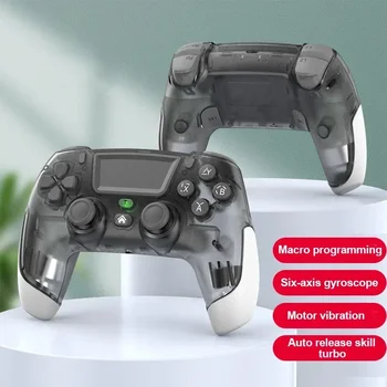 Belaidžio Žaidimų Valdiklis skirtas PS4 Slim/Pro Elite Jungiklis Dviguba Vibracija Žaidimų Gamepad USB Joysitck Su Šešių Ašių Giroskopas