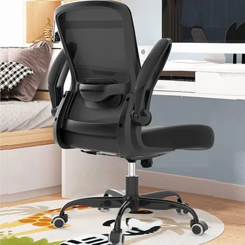 Biuro Kėdė, Ergonominiai stalai Kėdės su Reguliuojama Juosmens atrama, Didelis Atgal Akies Kompiuterio Kėdė su Flip-up Porankiais-BIFMA