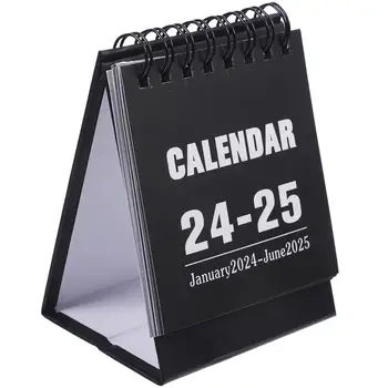 Biuro Mėnesį Stalinis Kalendorius Patogu Stalo Stovi Kalendorius 2024 Mini Kalendorių Paprastas Vidinis Puslapis Mažosios Kalendorius Ornamentu