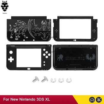 Black Limited Edition Pakeisti Nintend Naujos 3DS XL/LL Žaidimų Konsolės Dangtelį Naujos 3DS XL Būsto Shell Atveju, Pilnas Komplektas Prieigos