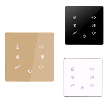 Bluetooth Stiprintuvo Sienos USB SD Kortelę Muzikos Panelė Smart Home Fono Garso Sistemos Stereo Viešbučio Restoranas
