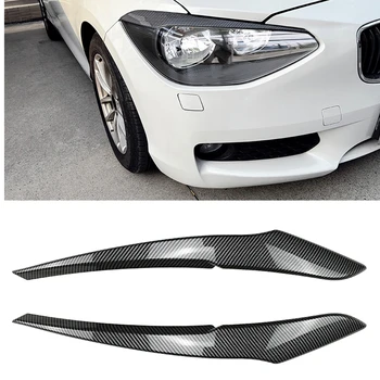 BMW 1 Serija F20 F21 2011-2014 116i 118i 120i 125i Bazinė Versija priekinis žibintas Antakių Žibintai Vokų Galvos Šviesos Lempos Dangtelio Apdaila