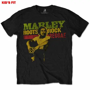 Bob Marley Šaknys, Rock, Reggae Oficialus Vaikiškų Tee Marškinėliai Berniukams Vaikai
