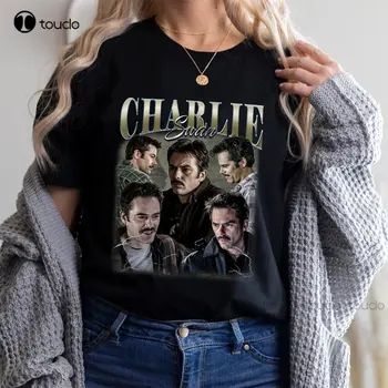 Charlie Swan Derliaus Unisex T-Shirt, Derliaus Charlie Swan T-Shirt Dovana Moterims Ir Vyras Retro Shirt Mens Raumenų Marškinėliai Xs-5Xl