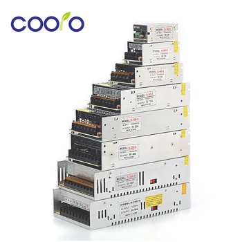 Coolo AC110V-220V DC5V 2A, 5A, 8A, 10A 20A, 40A 60A 70A Reguliuojamas Perjungimo LED Maitinimo šaltinis Elektroninių Apšvietimo Transformatorius