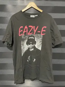 Derliaus Eazy-E Rap Grafinis Juodos Spalvos Marškinėliai, Unisex Medvilnės Vyrai Moterys KV12966 ilgomis rankovėmis