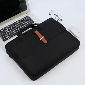 Didelės Talpos Nešiojamas Portfelis už ASUS ZenBook VivoBook Lenovo Thinkpad 13 14 15.6 16 17 17.3 Colių Nešiojamojo kompiuterio Rankovės Pečių Maišą
