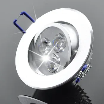 Didmeninė 9W Lubų downlight Epistar LED lubų šviestuvas Įleidžiamas Vietoje šviesos AC85-265v vidaus apšvietimo led lemputės šviesos
