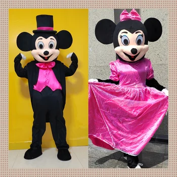 Disney vestuvių Aukštos kokybės Berniukas ir mergaitė talismanas Cosplay kostiumai Šalis Makiažas Animacinių filmų rinkinys reklamos žaidimas Karnavalas Suaugusiųjų dydis