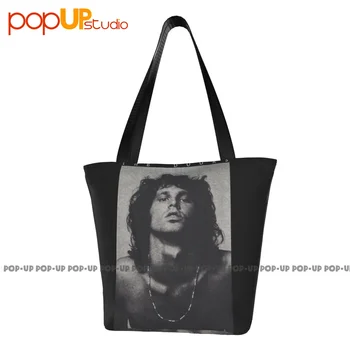 Durys Jim Morrison Retro Rankinės Poliesterinis Pirkinių Krepšys Aukštos Kokybės