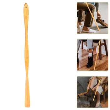 Ergonomiškas Batų Ragų Kelionės Batų Ragų Vyrams, Moterims Kelionės Batų Nešioti Įrankis Medinių Namų Shoehorn Batų Ragų