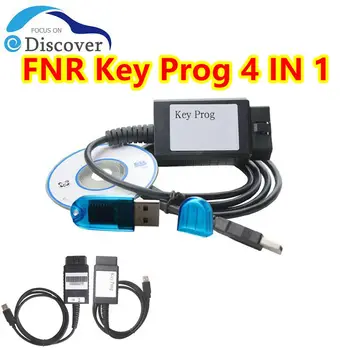 FNR Mygtuką Prog 4 IN 1 Su USB Dongle Raktas Programuotojas nereikia Pin Kodo Ford/Renault/Nissan Transporto priemonės Programavimo
