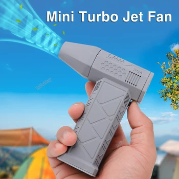 Galingas Mini Turbo Jet Fan kaip 110 000 APS / min Smurtinių Turbo Ventiliatorius, Bevielis Air Duster Kempingas Pūstuvas Brushless Variklio USB Įkrovimo