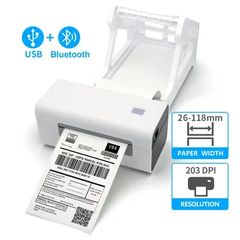 Gamyklos Kaina Nešiojamų Darbalaukio Krovinio Važtaraštis, Spausdintuvas Mašina 4x6 Lipdukas Roll Šilumos Perdavimo Barcode Label Printer